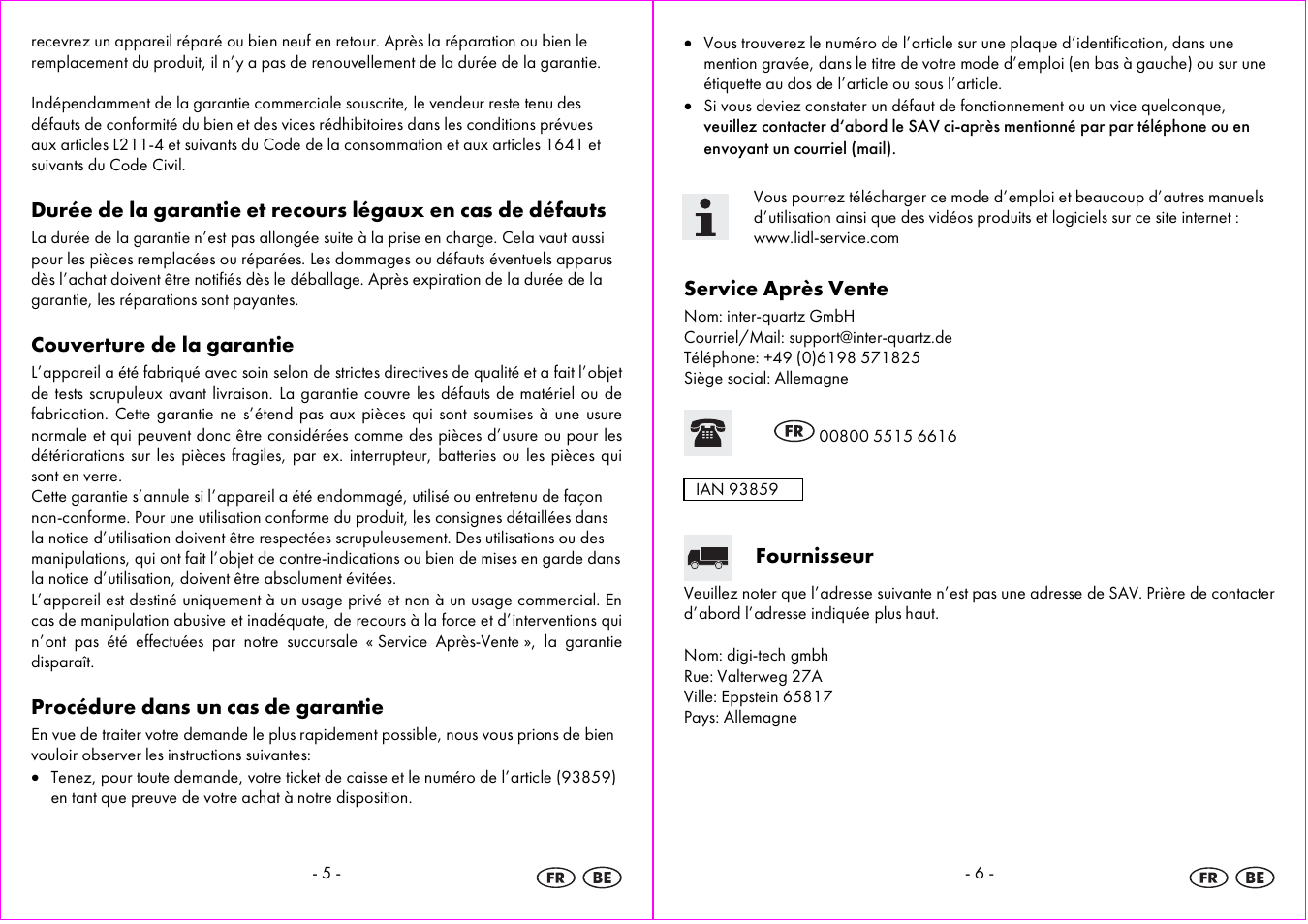 Auriol 4-LD3594 User Manual | Page 4 / 14