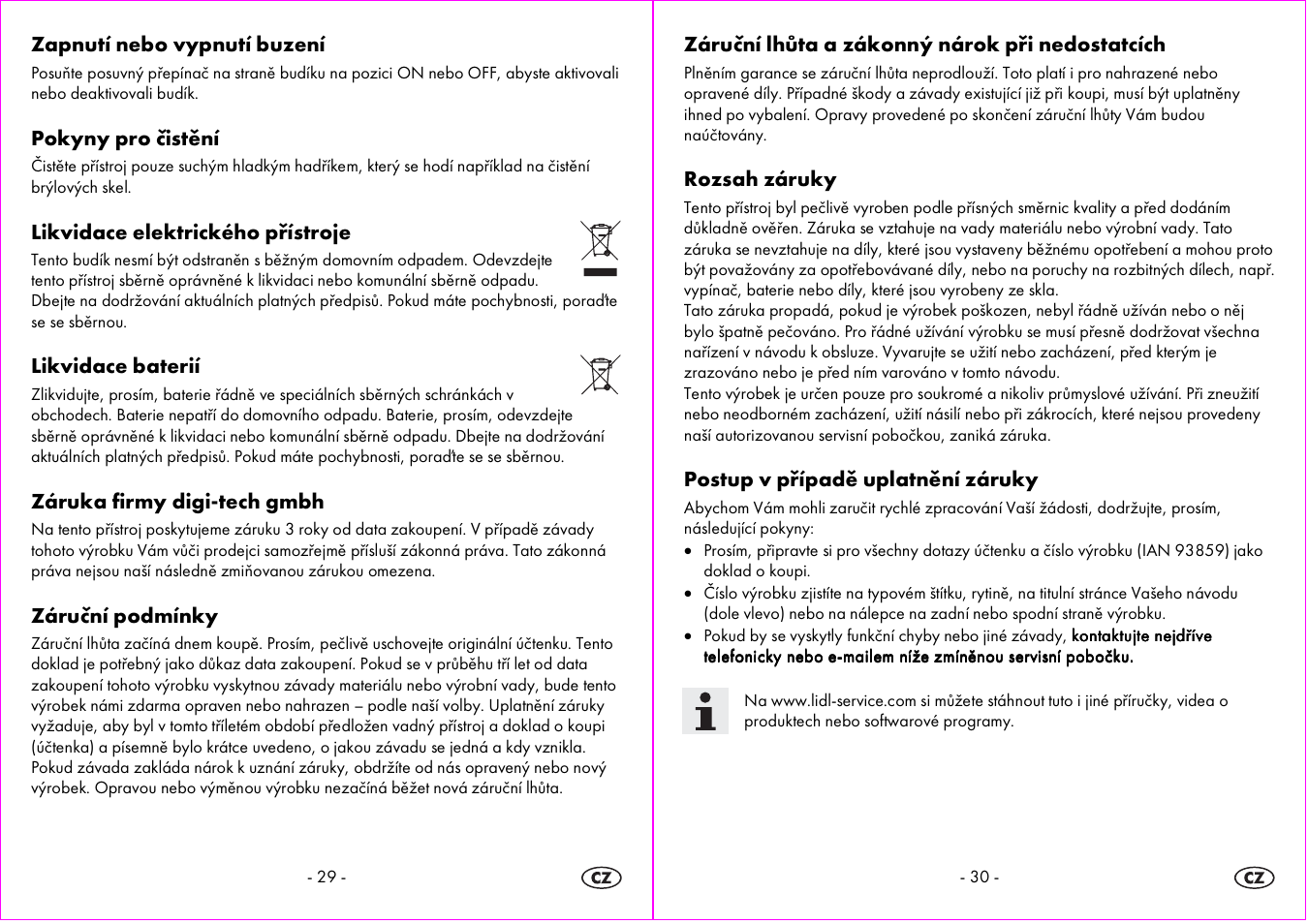 Auriol 4-LD3594 User Manual | Page 16 / 24