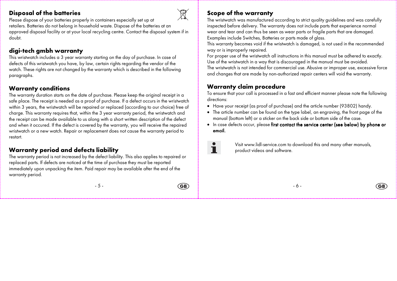 Auriol 2-LD3574 User Manual | Page 4 / 28
