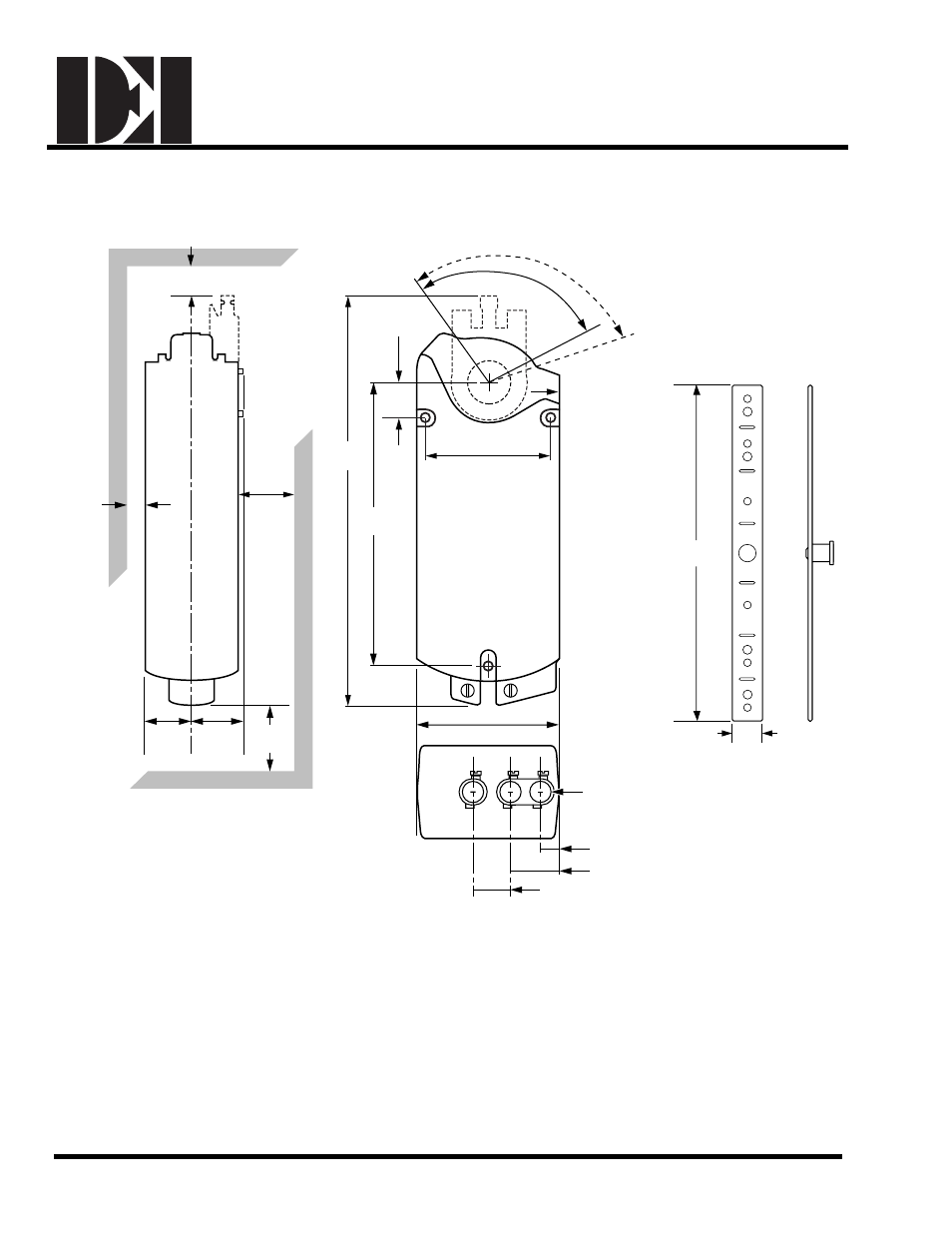 Dimensions, Dodge engineering & controls, inc, Installation | Es142 spring return electronic actuators | Dodge ES142 User Manual | Page 16 / 20