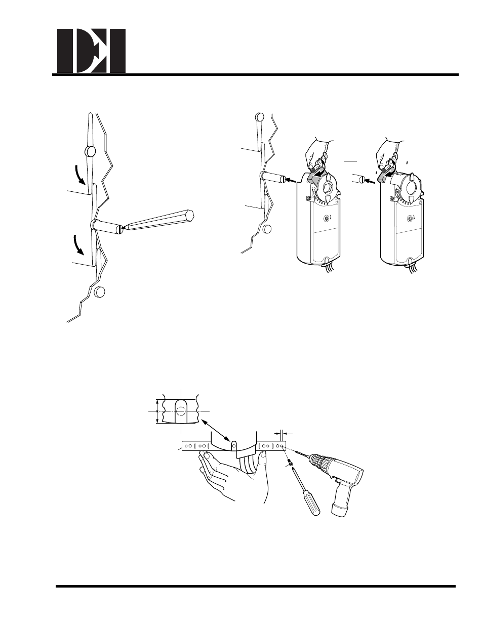 Dodge engineering & controls, inc, Installation, Es142 spring return electronic actuators | Dodge ES142 User Manual | Page 3 / 20