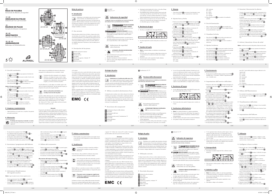 Auriol Z31812 User Manual | 2 pages