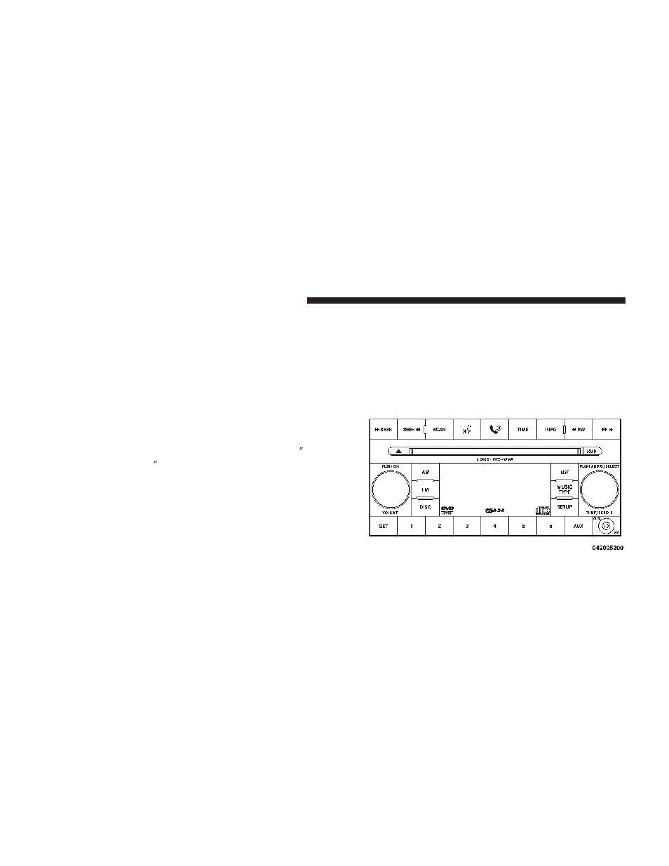 Sales code req — am/fm stereo radio and, 6–disc cd/dvd changer (mp3/wma aux jack) | Dodge 2009 Caliber User Manual | Page 192 / 431