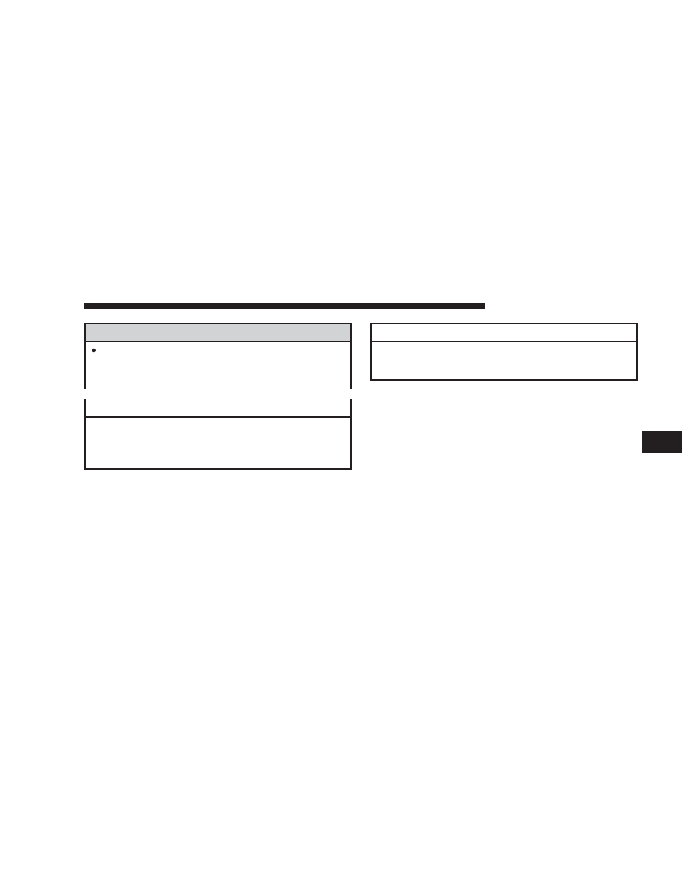 Tire chains, Snow tires | Dodge 2009 Caliber User Manual | Page 293 / 431