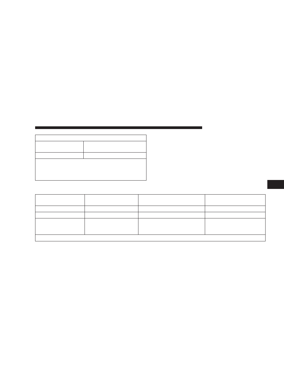 Trailer towing weights (maximum trailer, Weight ratings) | Dodge 2009 Caliber User Manual | Page 315 / 431