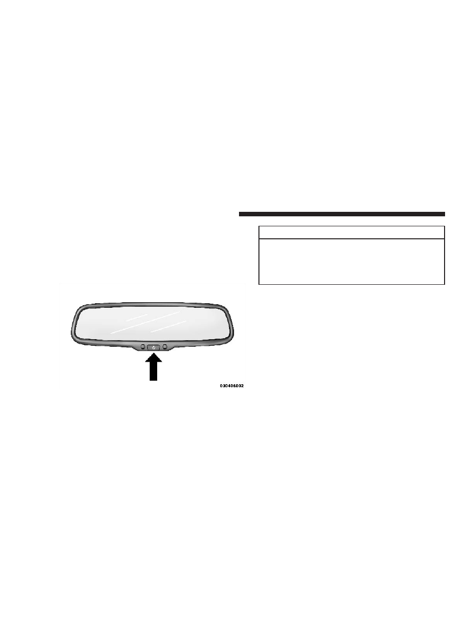 Automatic dimming inside mirror - if equipped, Outside mirror - drivers side, Outside mirror - passengers side | Automatic dimming inside mirror — if, Equipped, Outside mirror — driver’s side, Outside mirror — passenger’s side | Dodge 2009 Caliber User Manual | Page 82 / 431