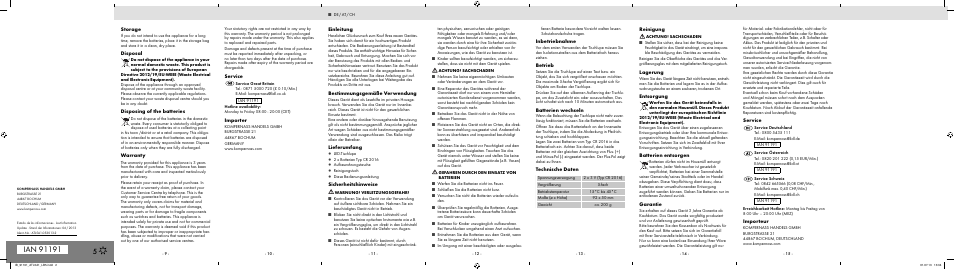 Auriol ATL 5 A1 User Manual | Page 2 / 2