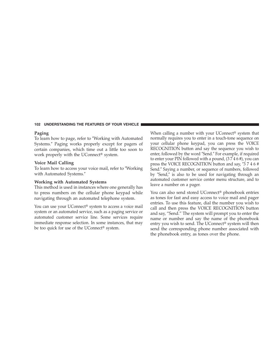 Dodge 2009 Nitro User Manual | Page 104 / 459