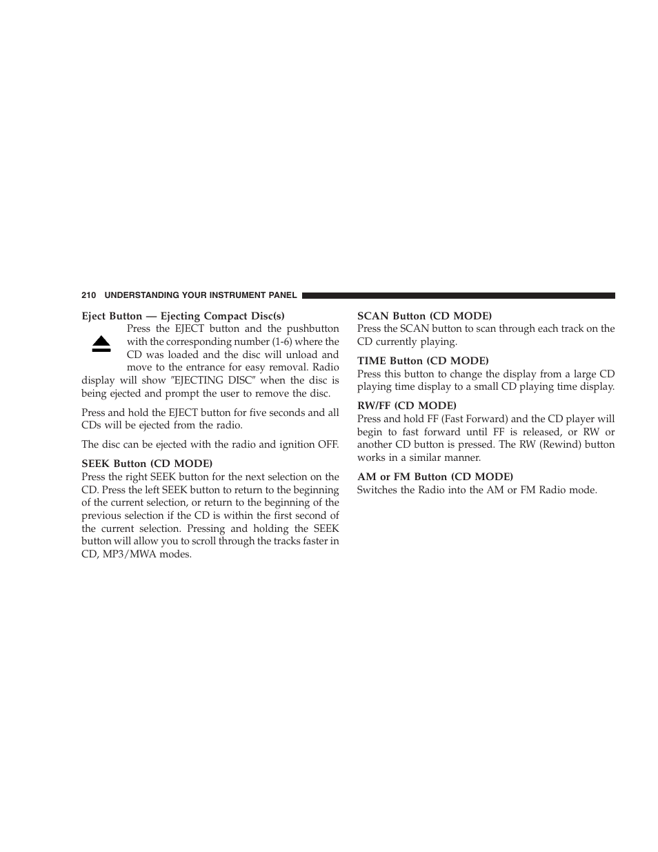 Dodge 2009 Nitro User Manual | Page 212 / 459