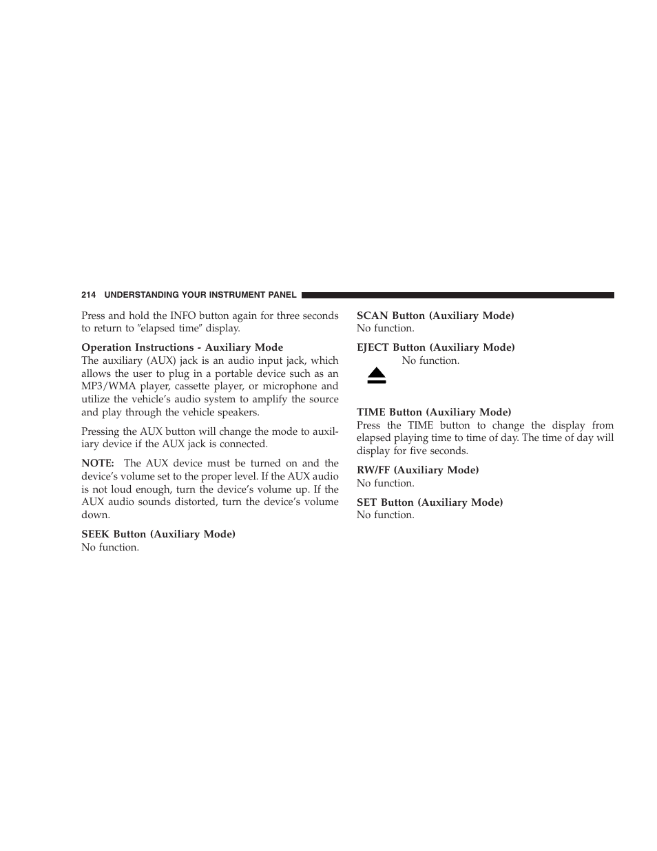 Dodge 2009 Nitro User Manual | Page 216 / 459