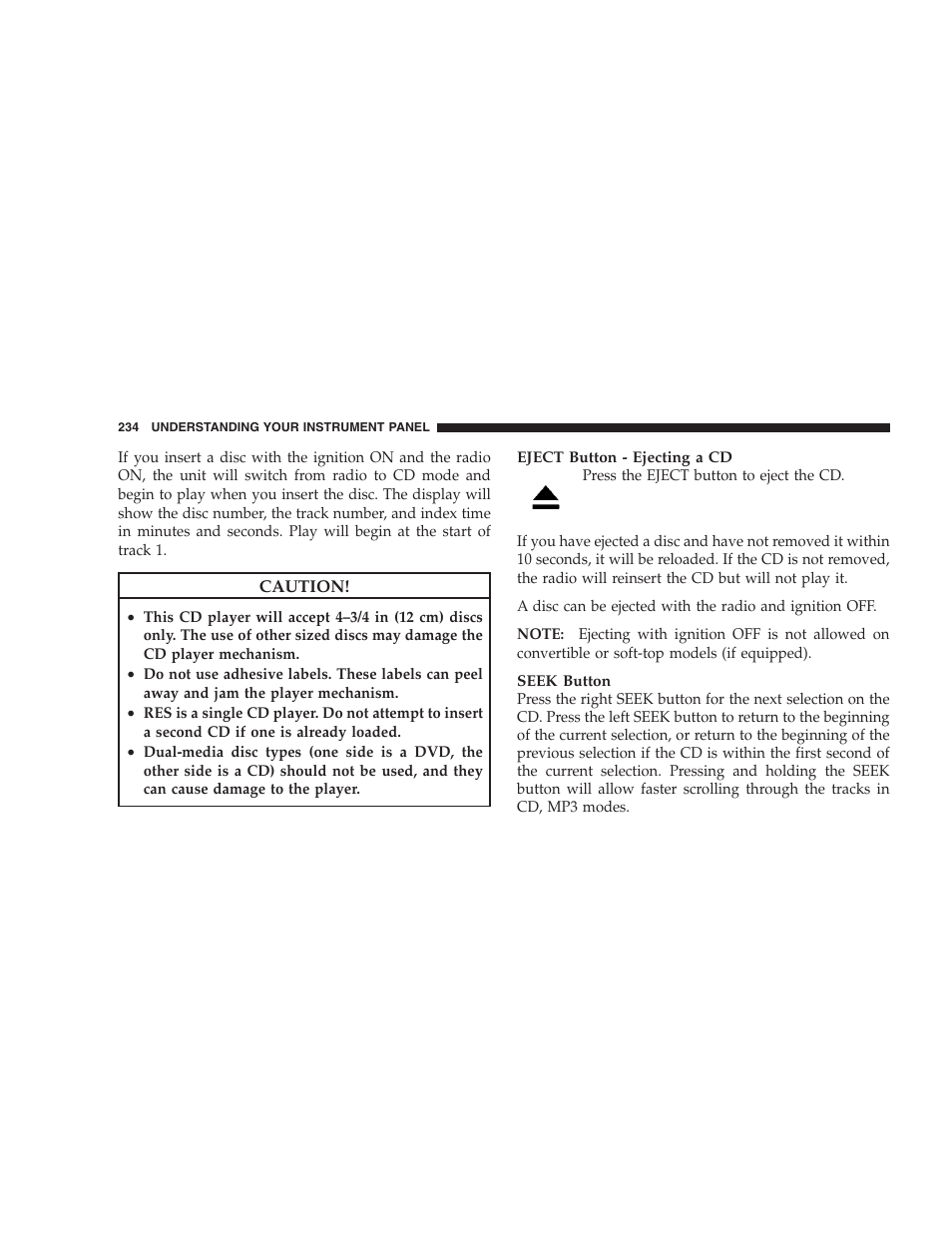 Dodge 2009 Nitro User Manual | Page 236 / 459