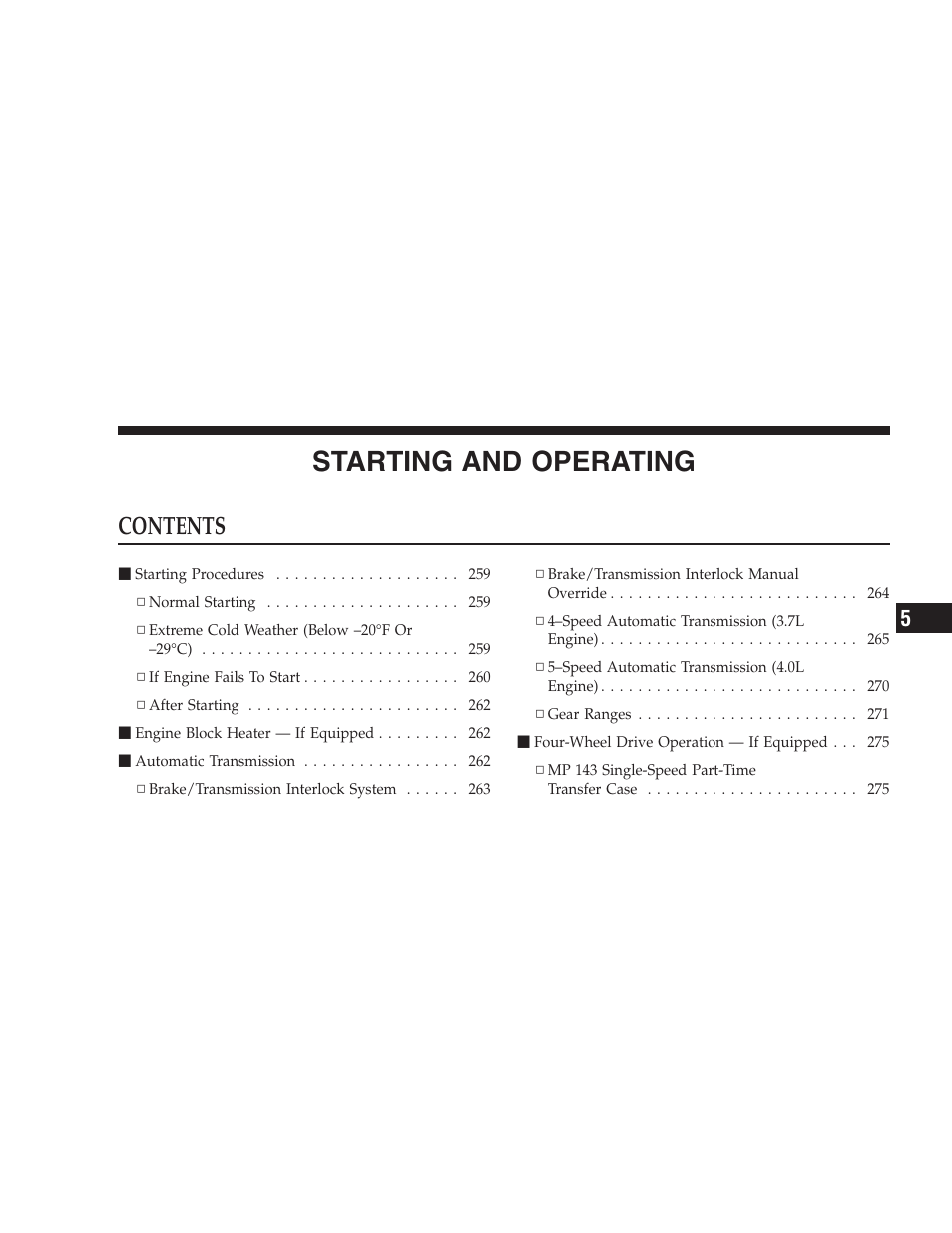 Dodge 2009 Nitro User Manual | Page 257 / 459