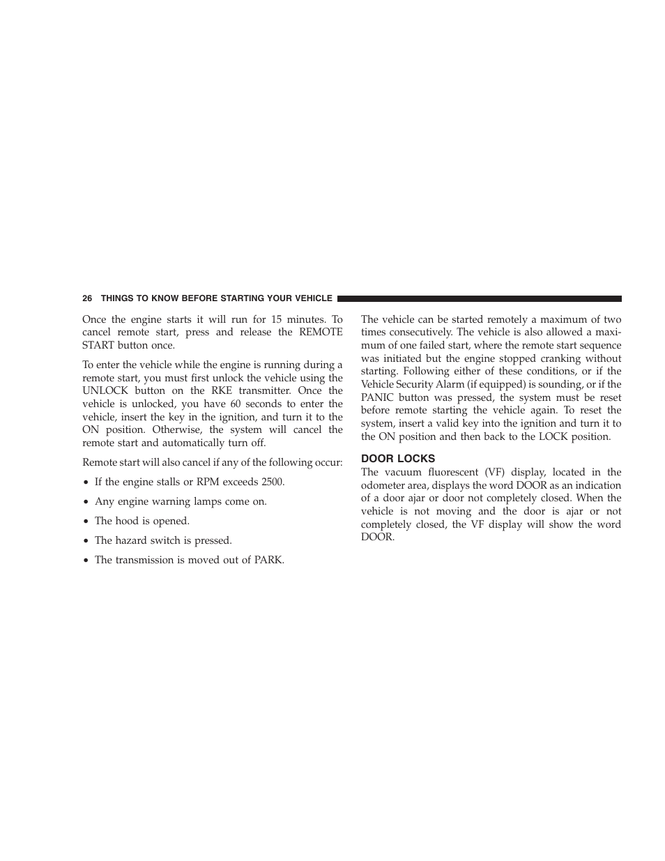 Door locks | Dodge 2009 Nitro User Manual | Page 28 / 459