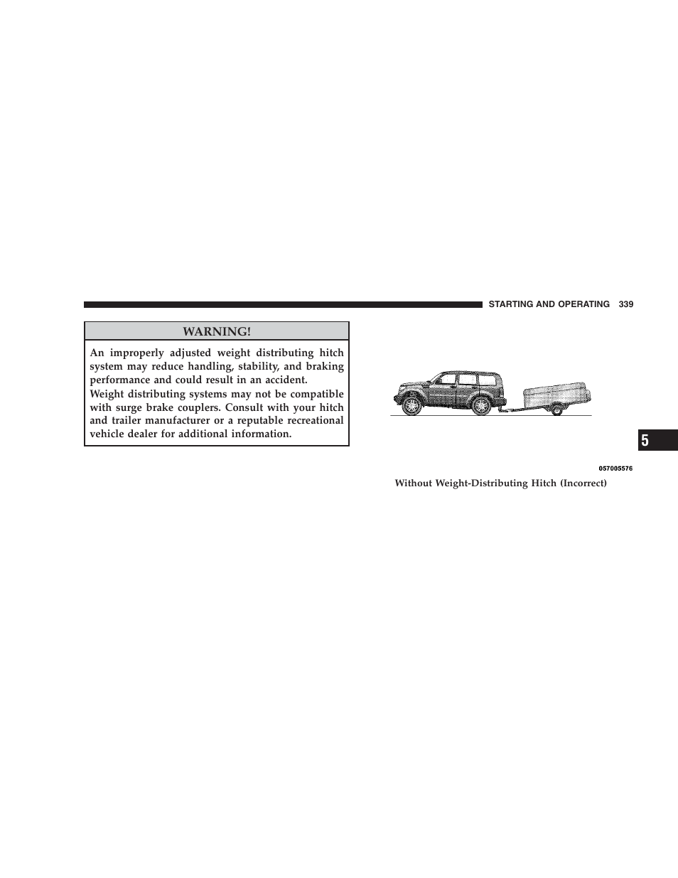Towing requirements | Dodge 2009 Nitro User Manual | Page 341 / 459