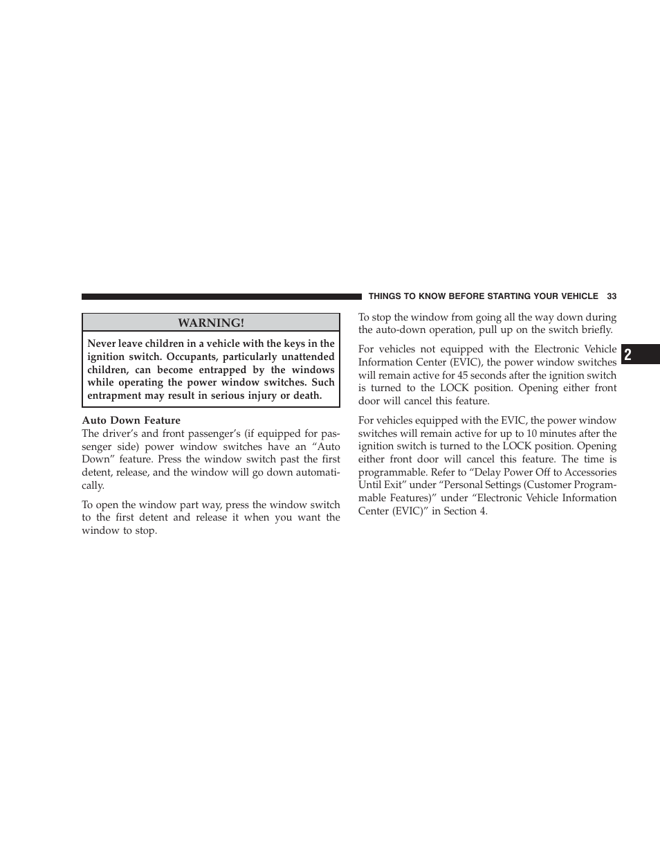 Dodge 2009 Nitro User Manual | Page 35 / 459