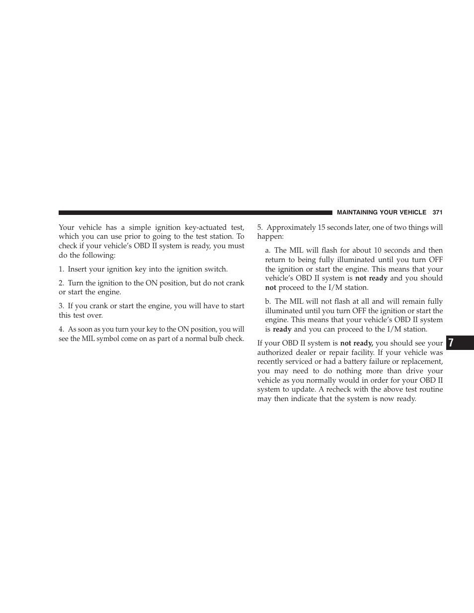 Maintenance-free battery | Dodge 2009 Nitro User Manual | Page 373 / 459