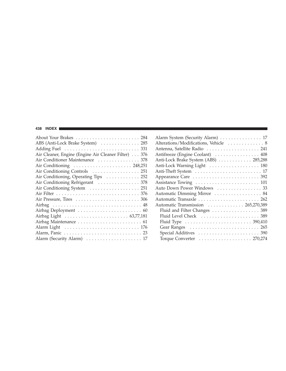 Dodge 2009 Nitro User Manual | Page 440 / 459
