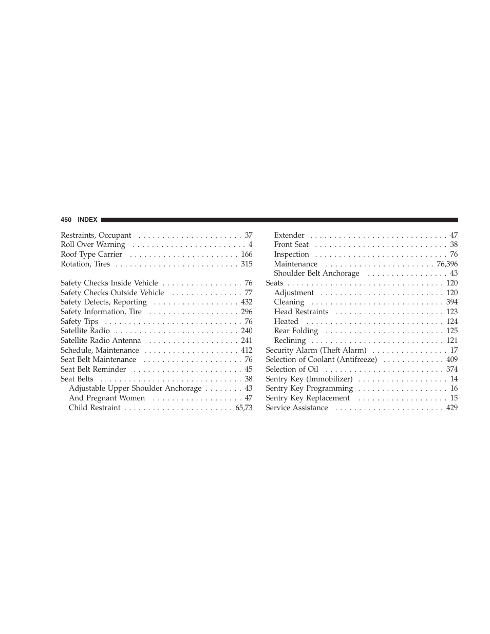 Dodge 2009 Nitro User Manual | Page 452 / 459