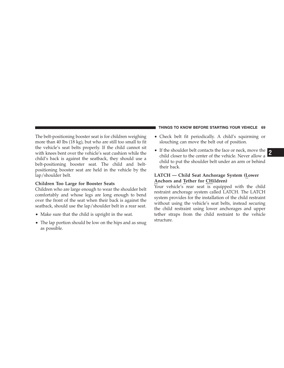 Dodge 2009 Nitro User Manual | Page 71 / 459