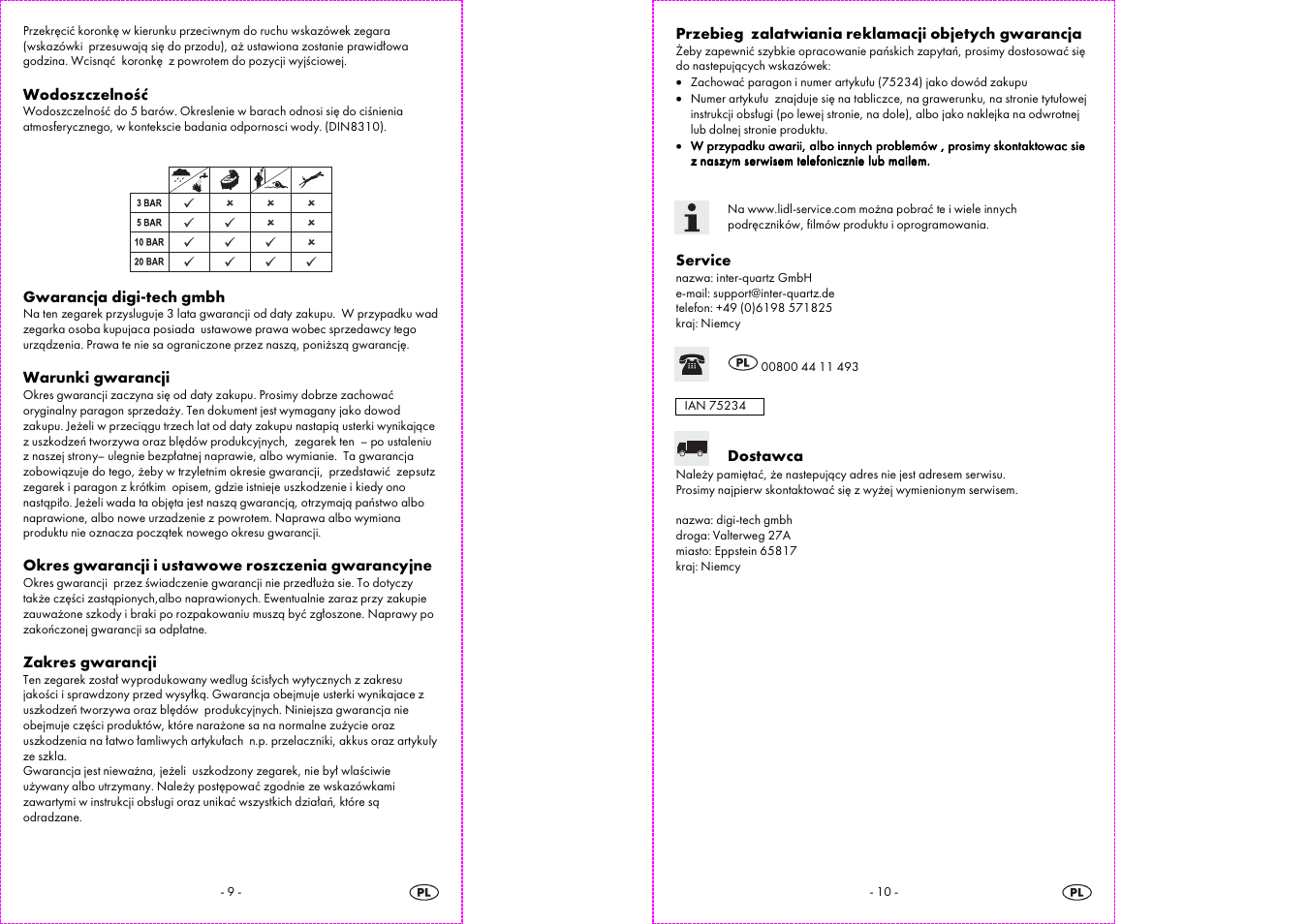 Auriol 2-LD3372-1 User Manual | Page 6 / 9