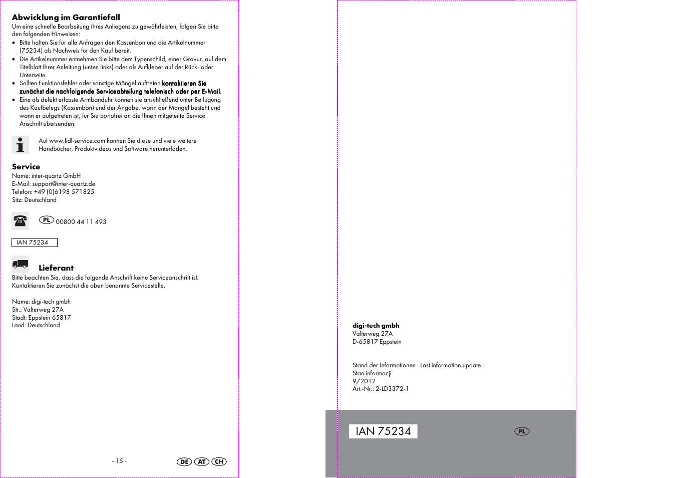 Auriol 2-LD3372-1 User Manual | Page 9 / 9