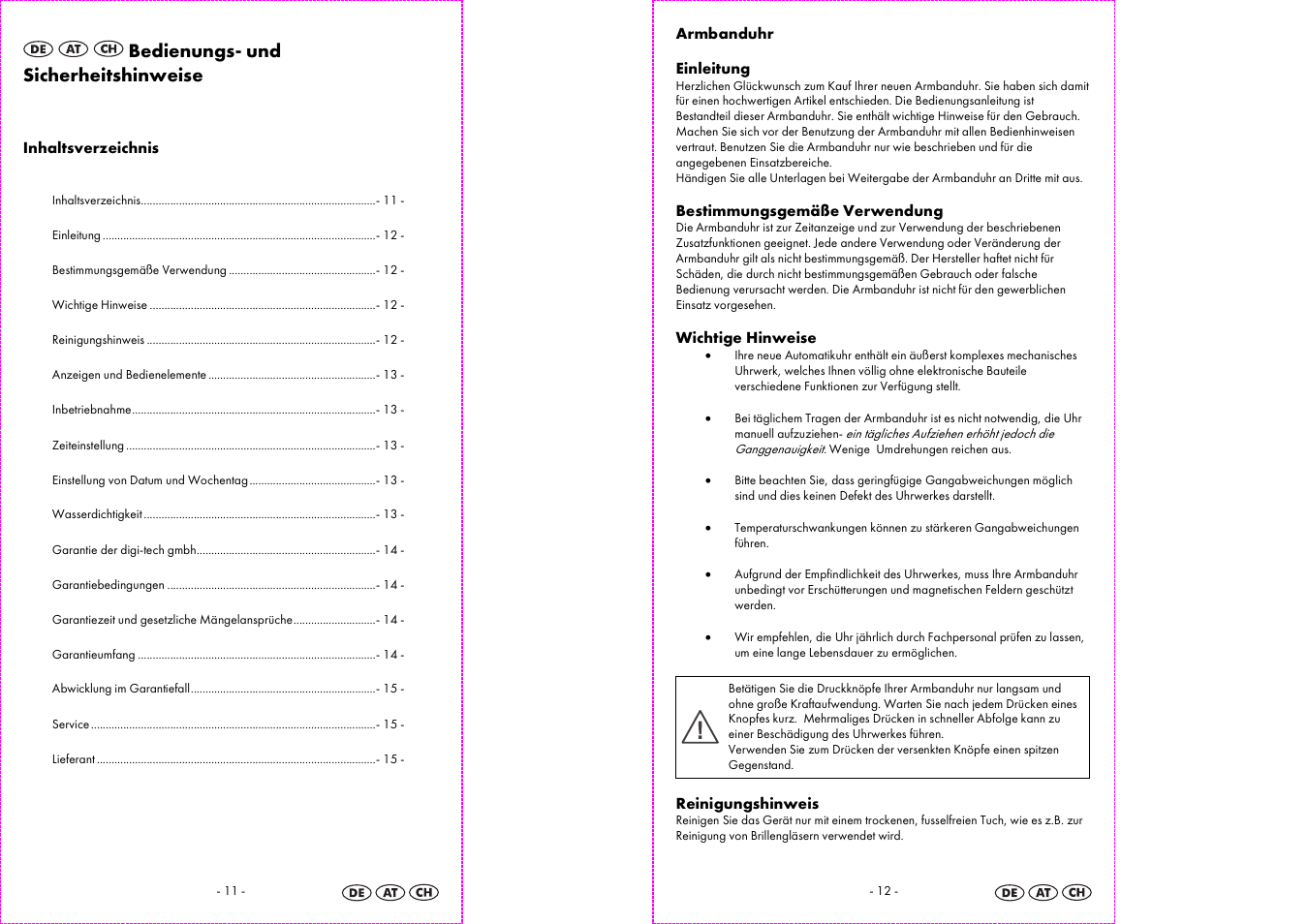 Bedienungs- und sicherheitshinweise | Auriol 2-LD3372-2 User Manual | Page 7 / 9