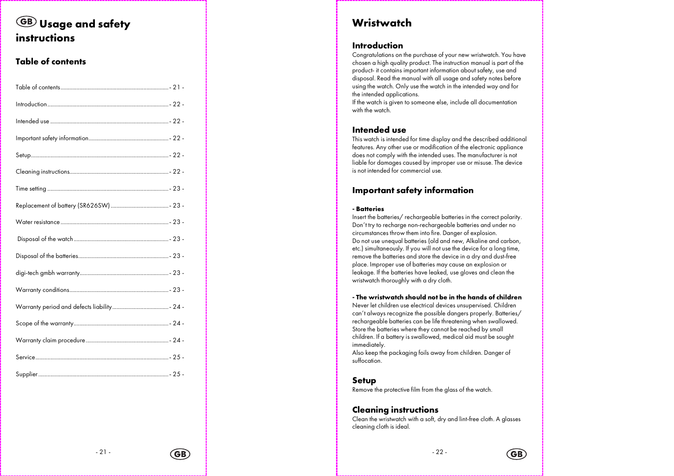 Auriol 2-LD3513 User Manual | Page 12 / 14