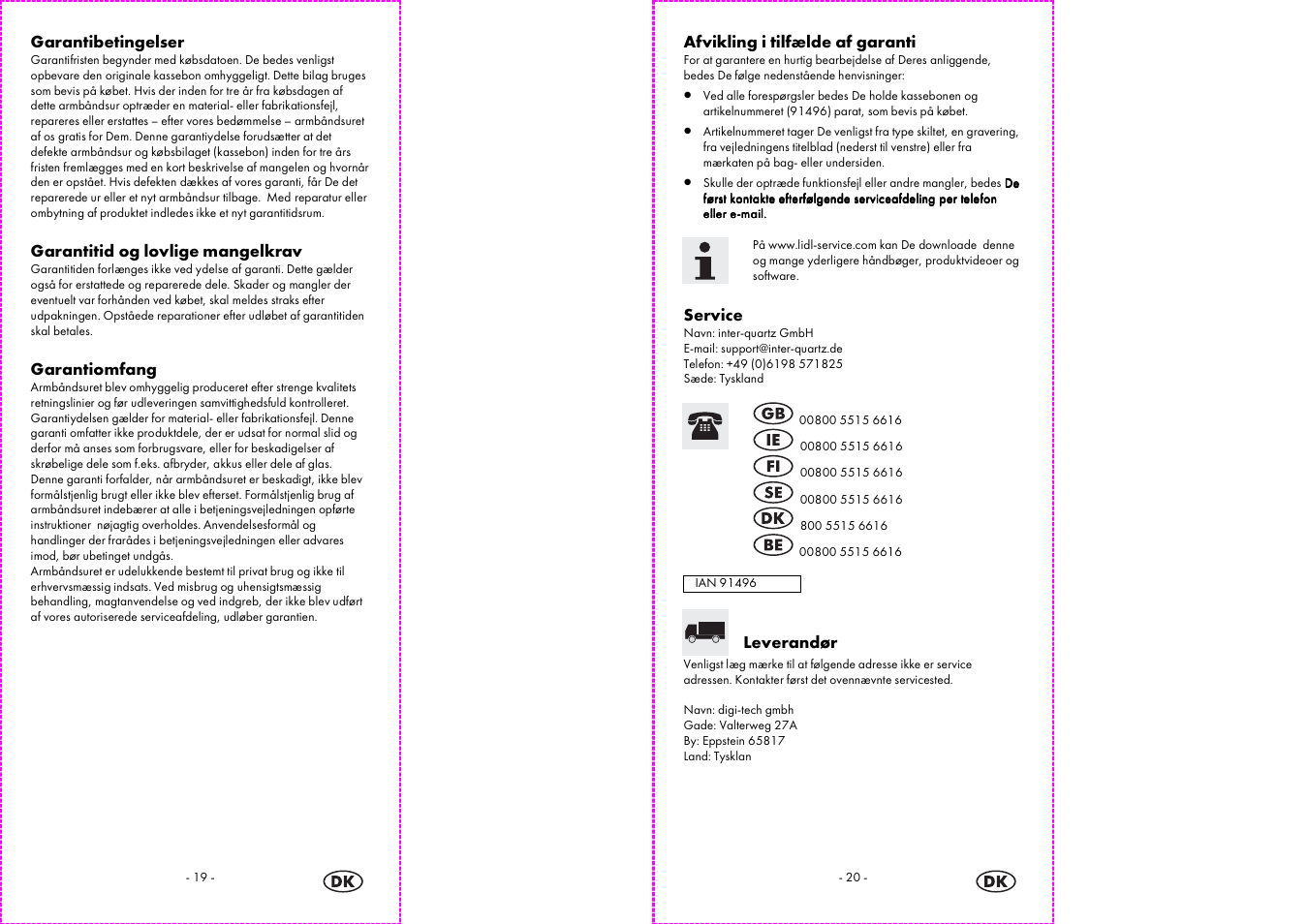 Auriol 2-LD3513 User Manual | Page 11 / 19