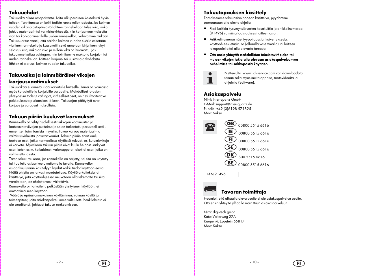 Auriol 2-LD3513 User Manual | Page 6 / 19