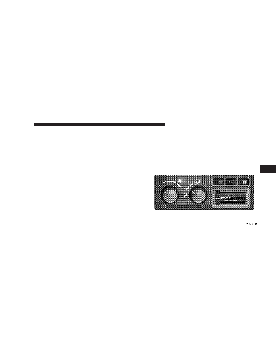 Air conditioning with dual zone temperature, Control — if equipped | Dodge 2008 Ram 4500 User Manual | Page 257 / 527