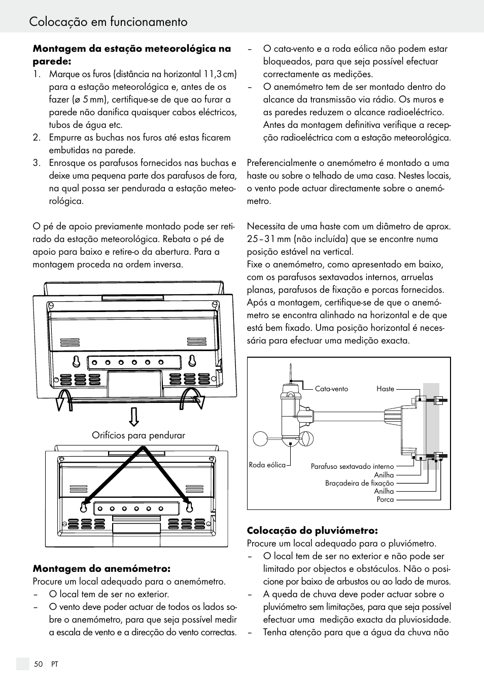 Colocação em funcionamento | Auriol H13726 User Manual | Page 50 / 104