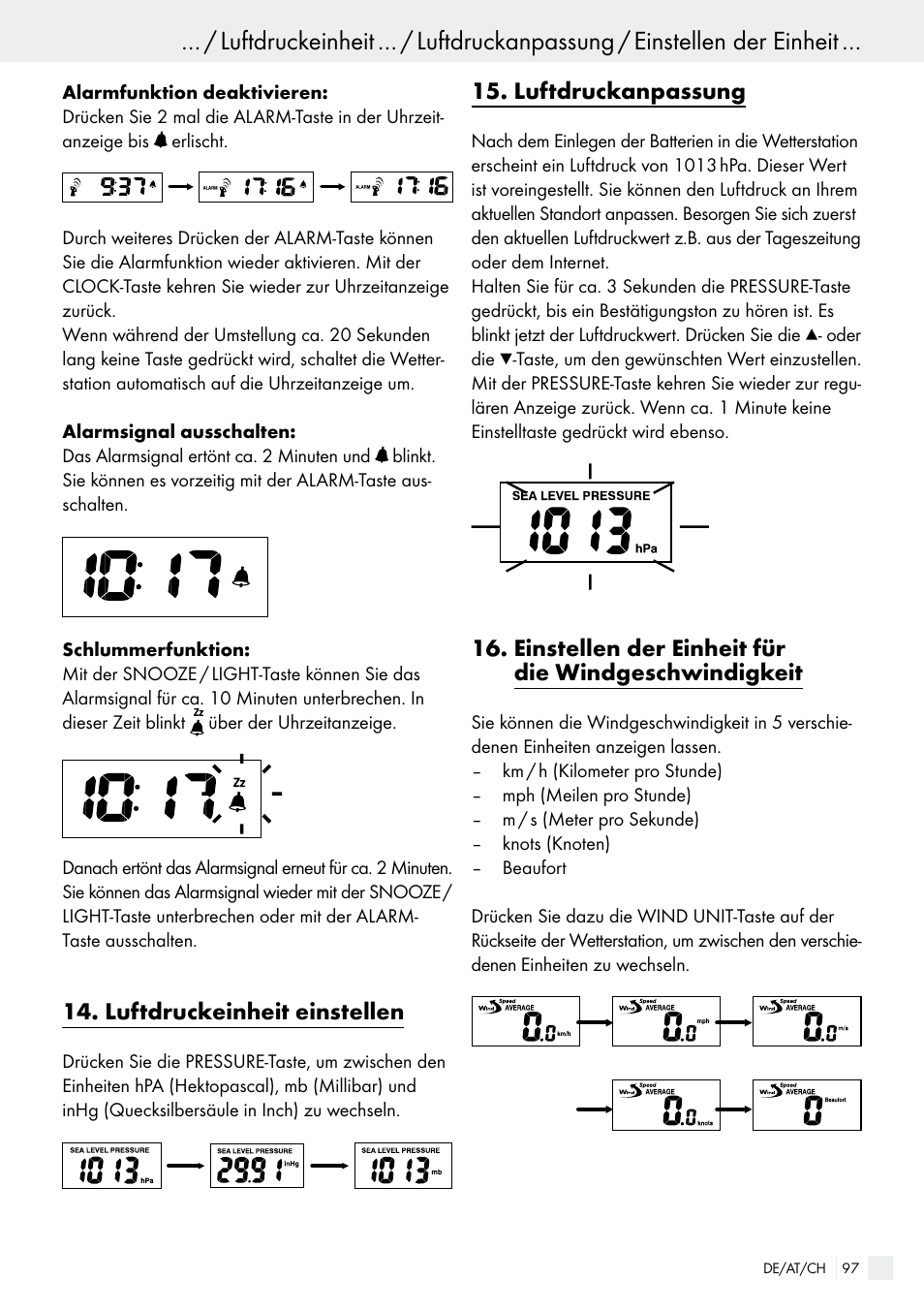 Auriol H13726 User Manual | Page 97 / 104