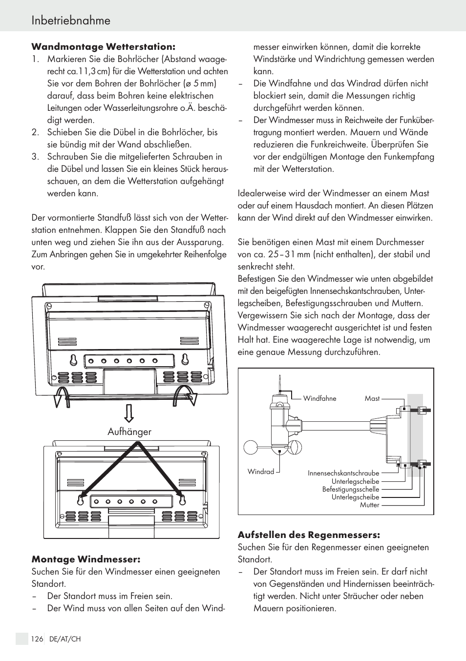 Inbetriebnahme | Auriol H13726 User Manual | Page 126 / 141