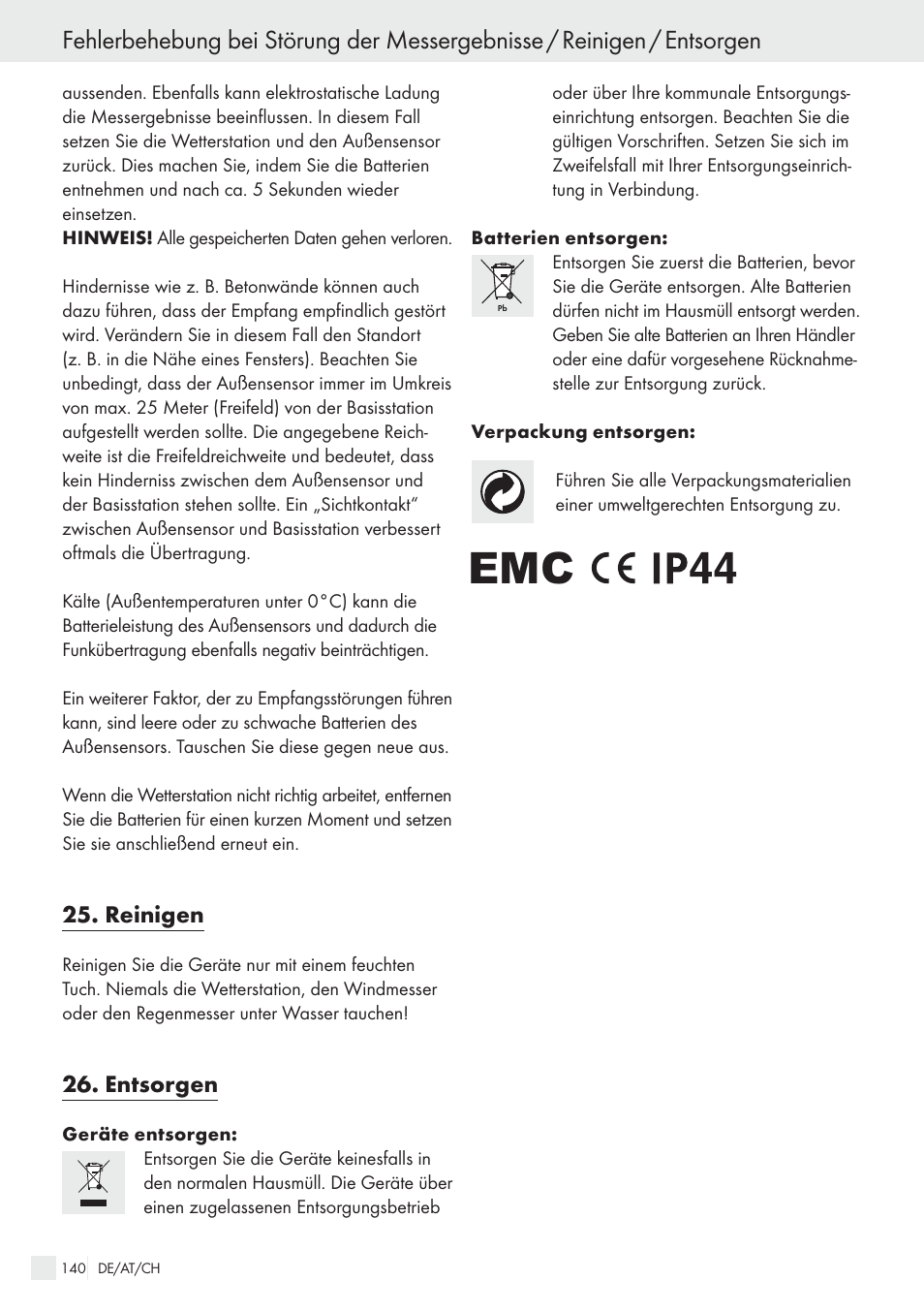 Auriol H13726 User Manual | Page 140 / 141