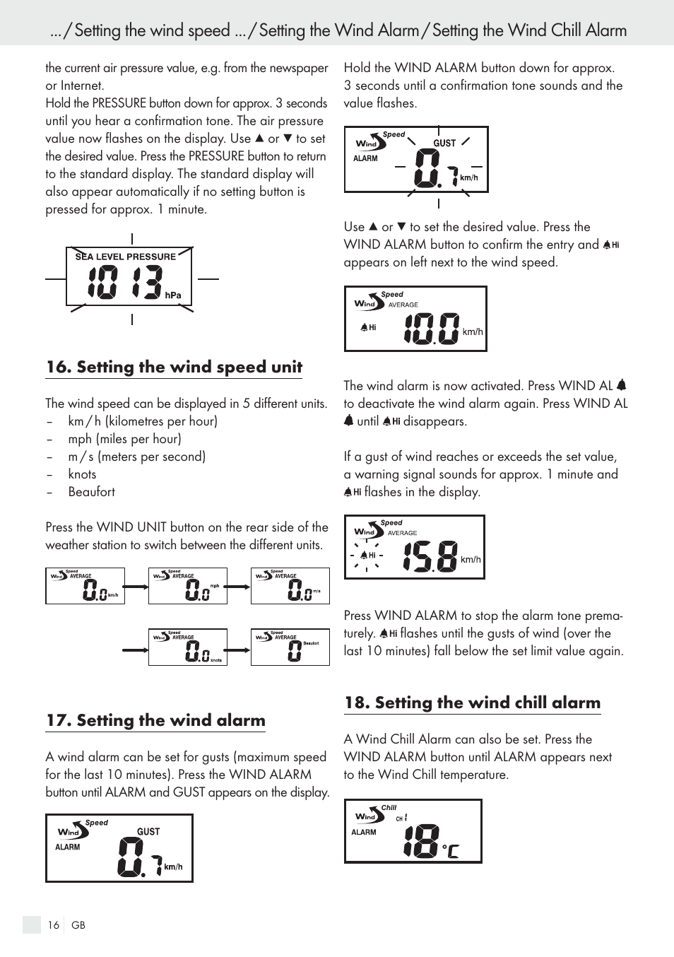 Auriol H13726 User Manual | Page 16 / 141