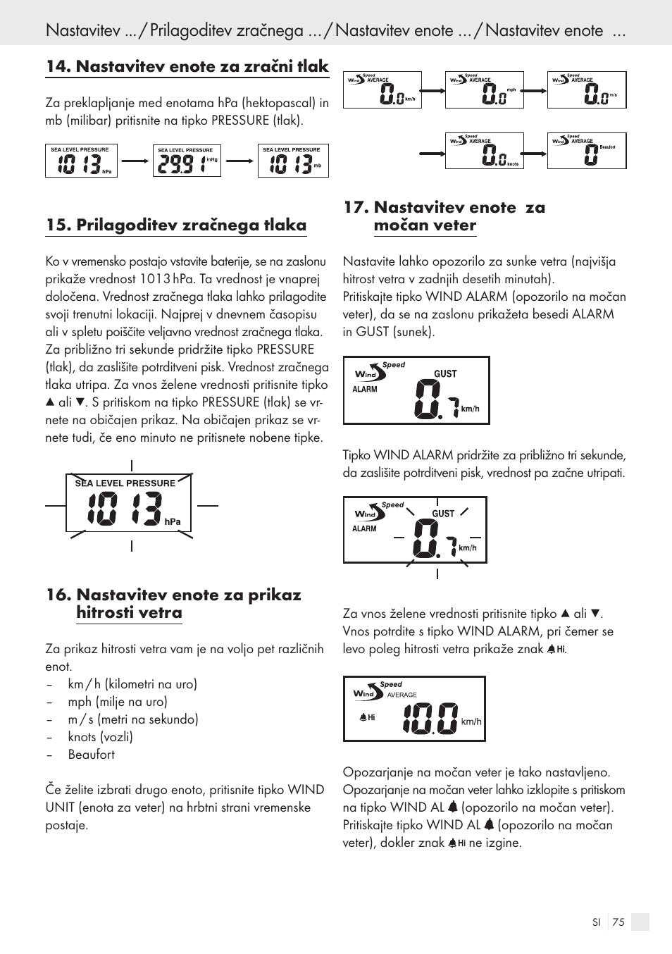 Auriol H13726 User Manual | Page 75 / 141
