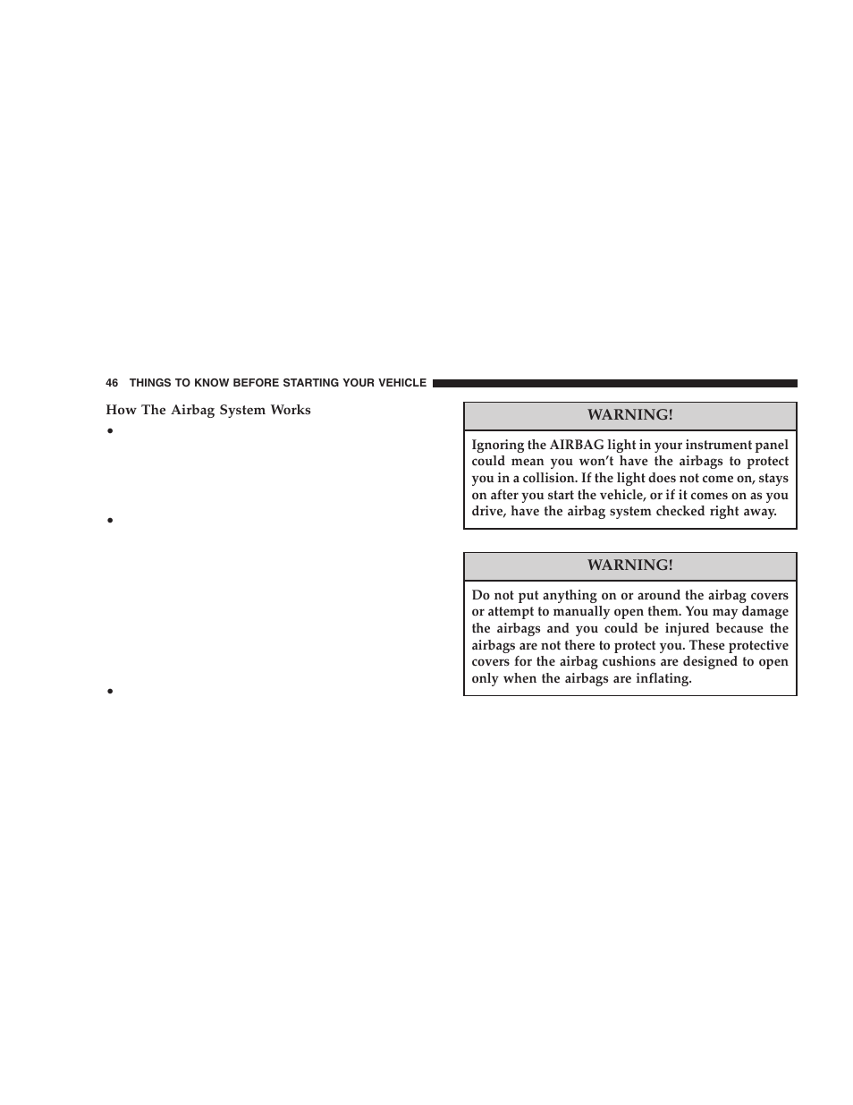 Dodge 2006 ZB Viper User Manual | Page 46 / 264