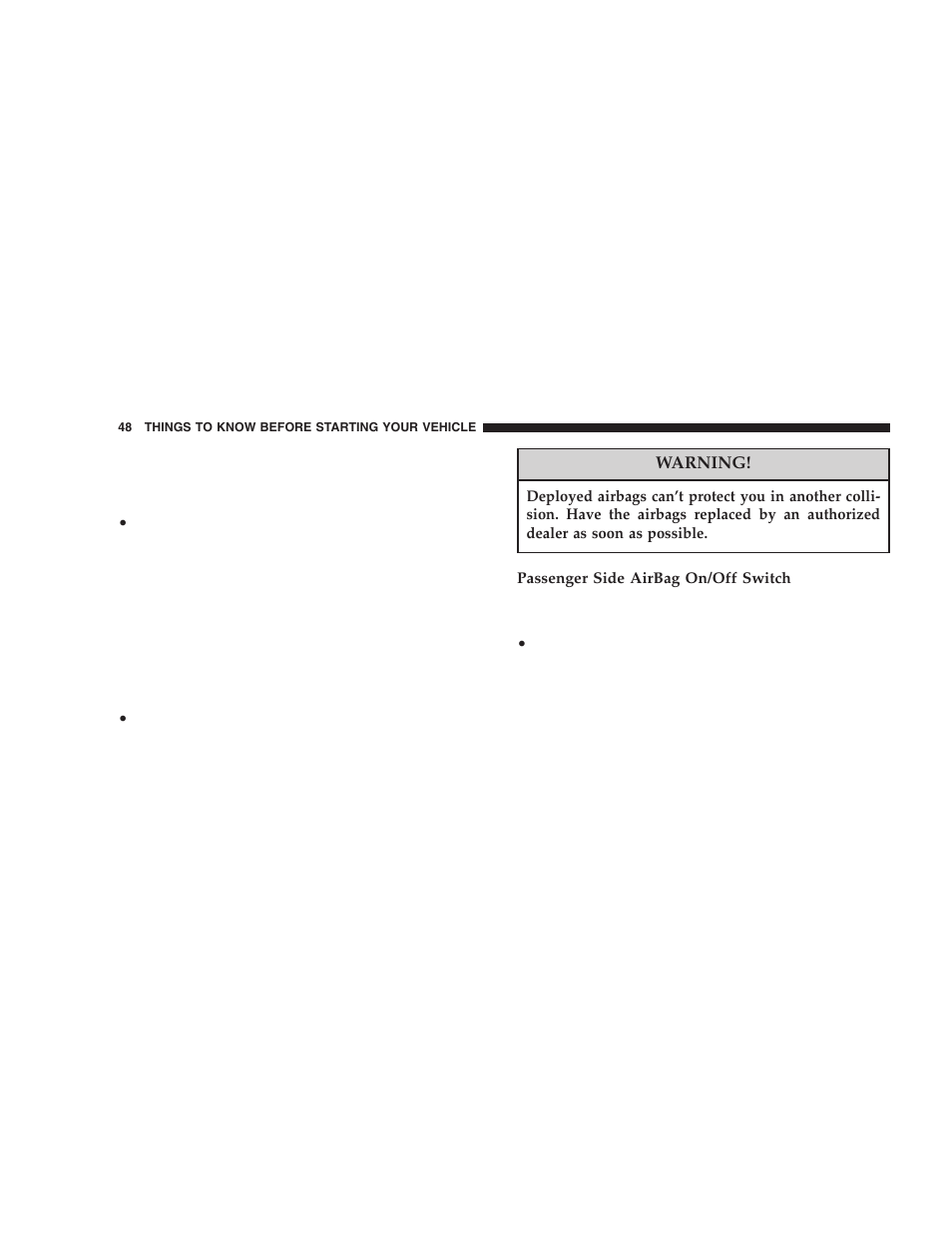 Dodge 2006 ZB Viper User Manual | Page 48 / 264