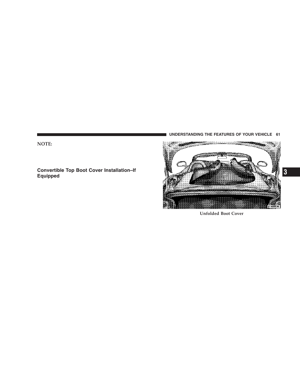 Convertible top boot cover installation, If equipped | Dodge 2006 ZB Viper User Manual | Page 61 / 264