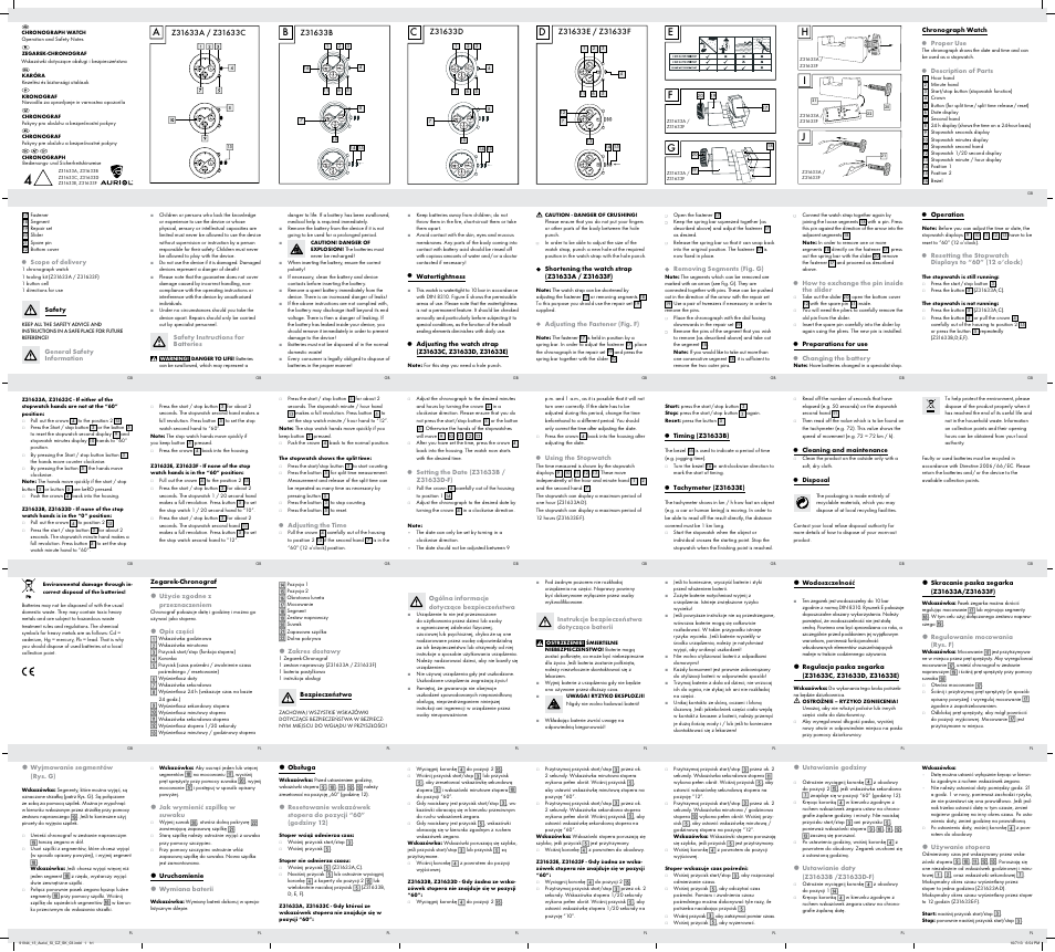 Auriol Z31633 User Manual | 4 pages