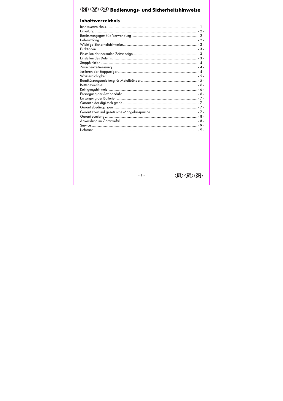 Auriol 2-LD3533-1 User Manual | Page 3 / 49