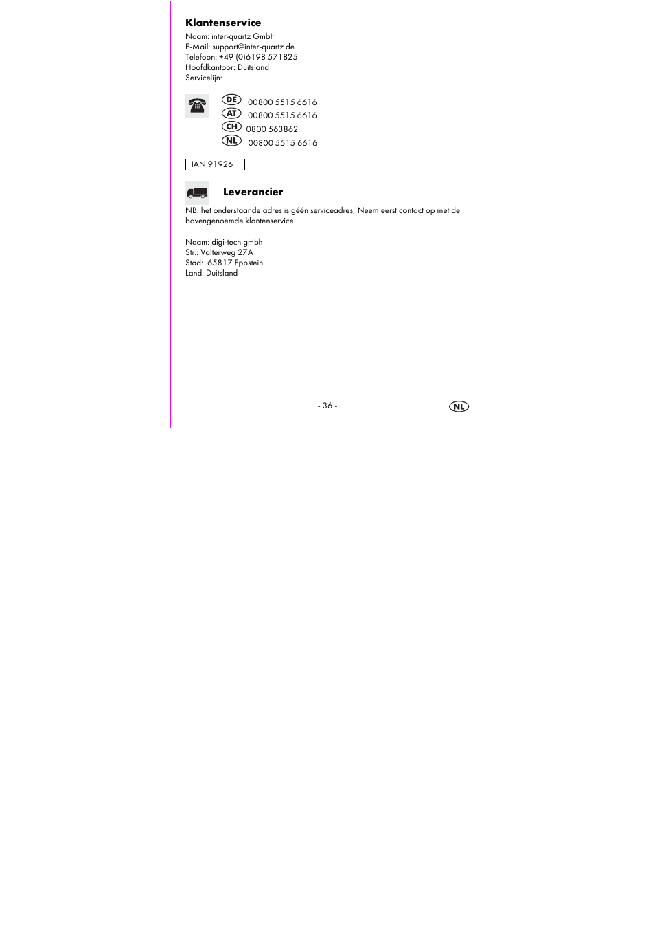 Auriol 2-LD3533-1 User Manual | Page 38 / 49