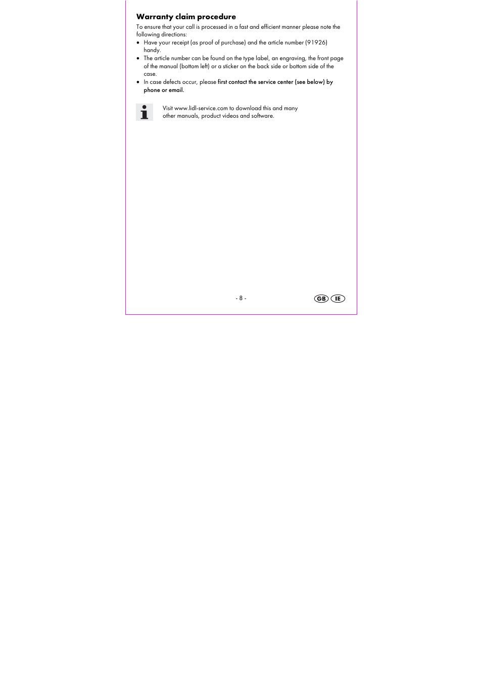 Auriol 2-LD3533-1 User Manual | Page 10 / 68