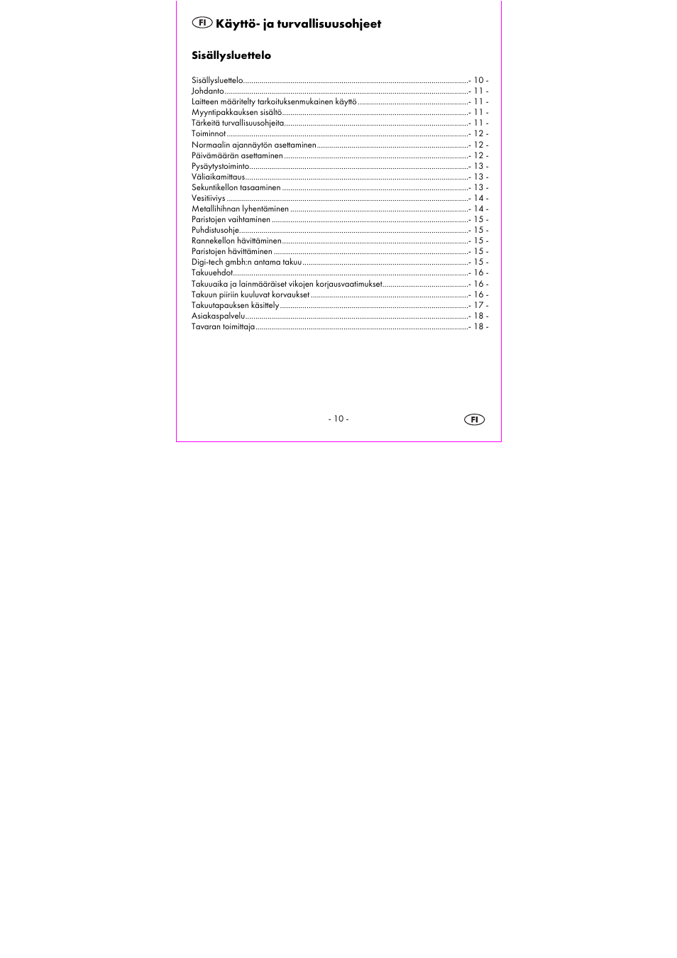 Auriol 2-LD3533-1 User Manual | Page 12 / 68