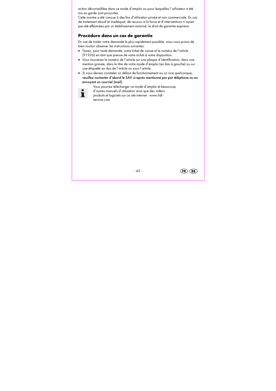 Auriol 2-LD3533-1 User Manual | Page 47 / 68