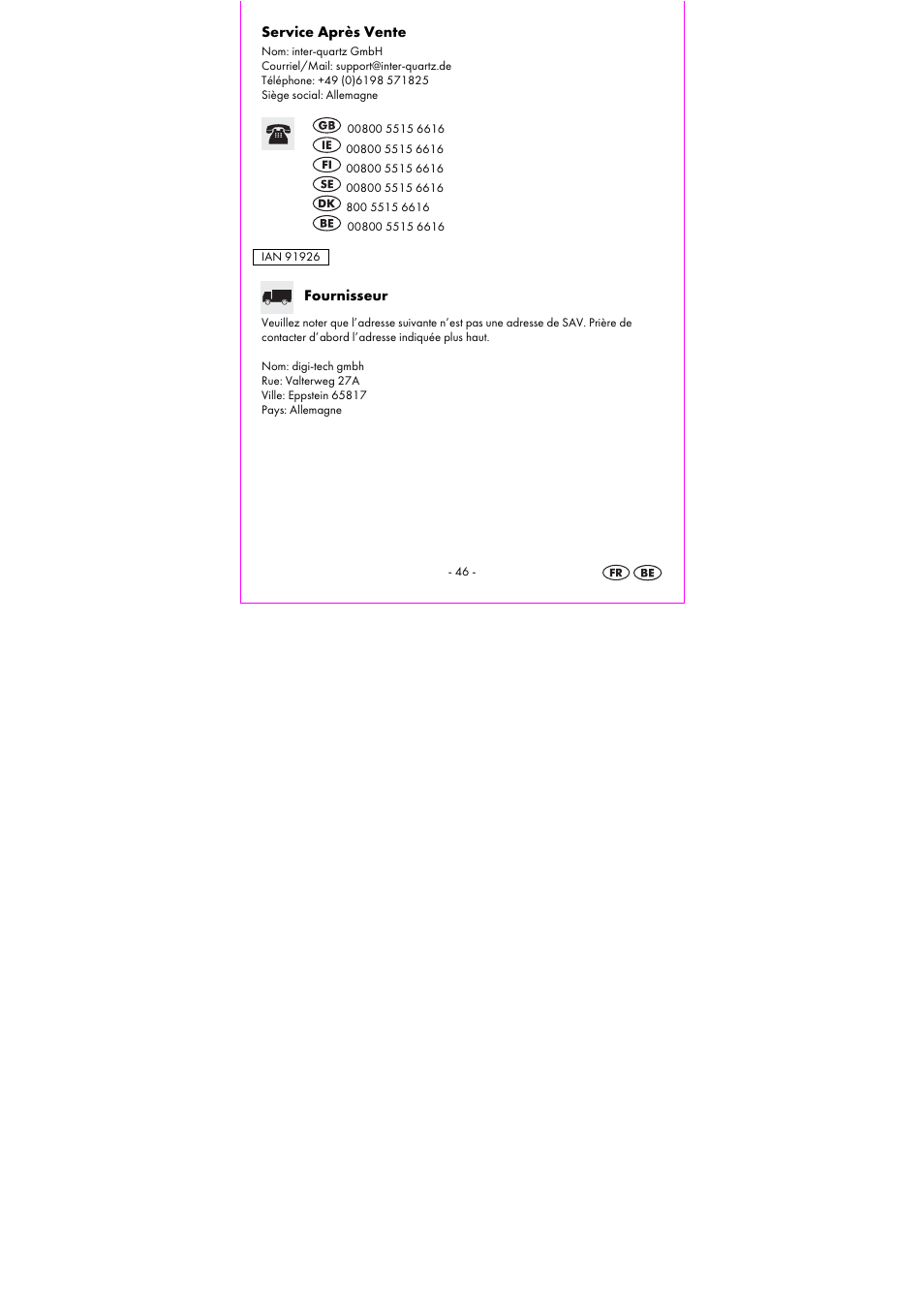 Auriol 2-LD3533-1 User Manual | Page 48 / 68