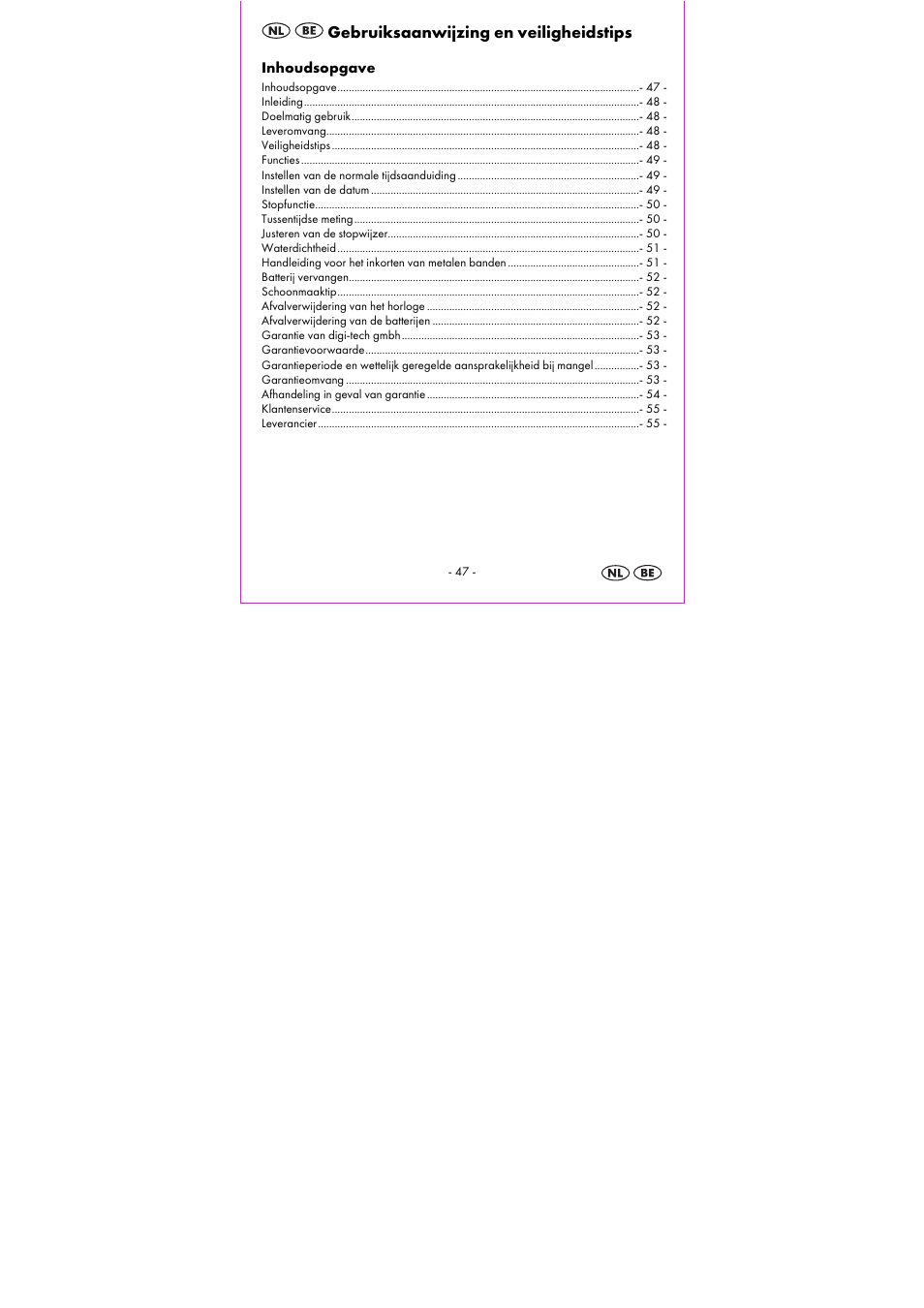 Auriol 2-LD3533-1 User Manual | Page 49 / 68