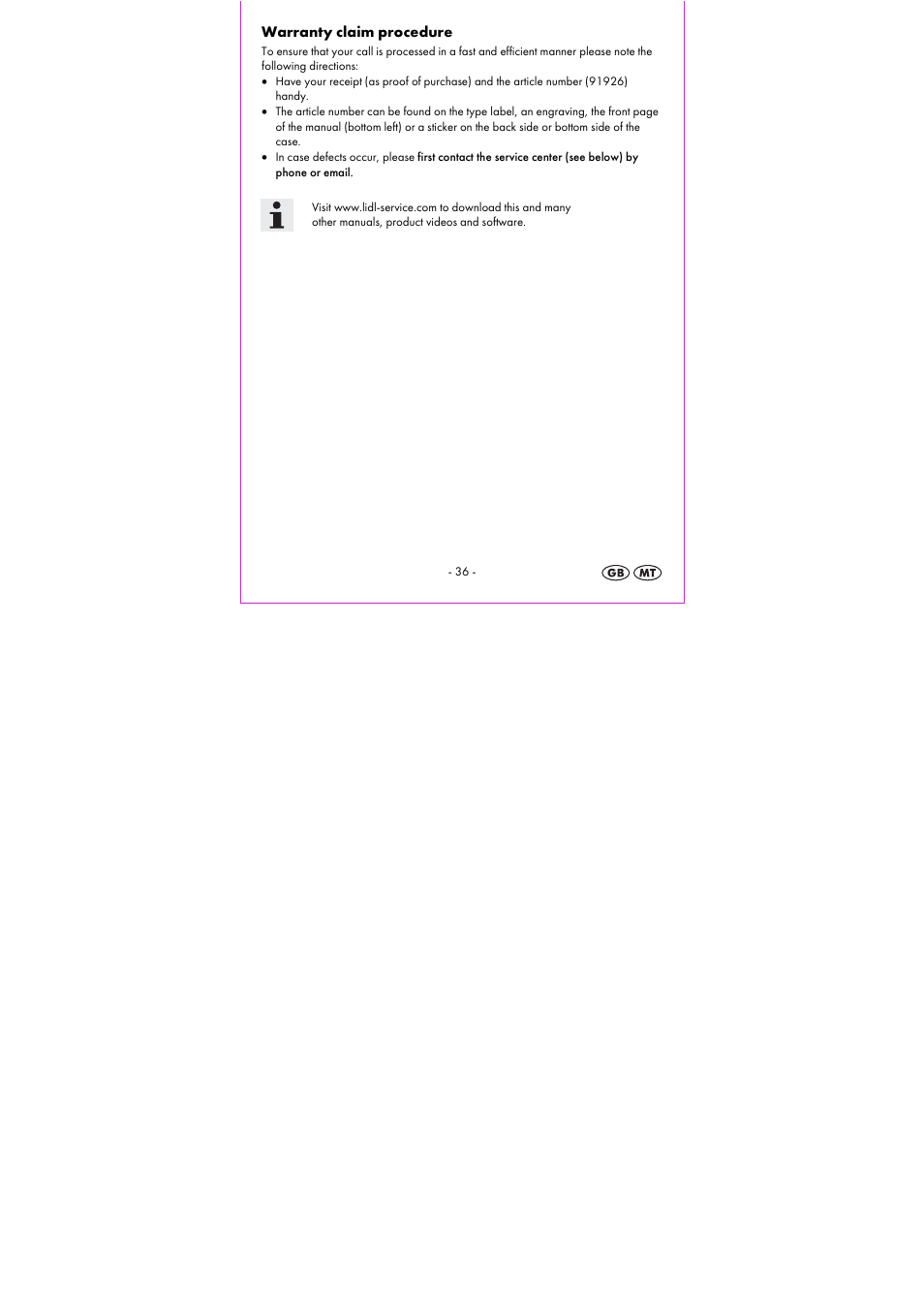 Auriol 2-LD3533-1 User Manual | Page 38 / 50