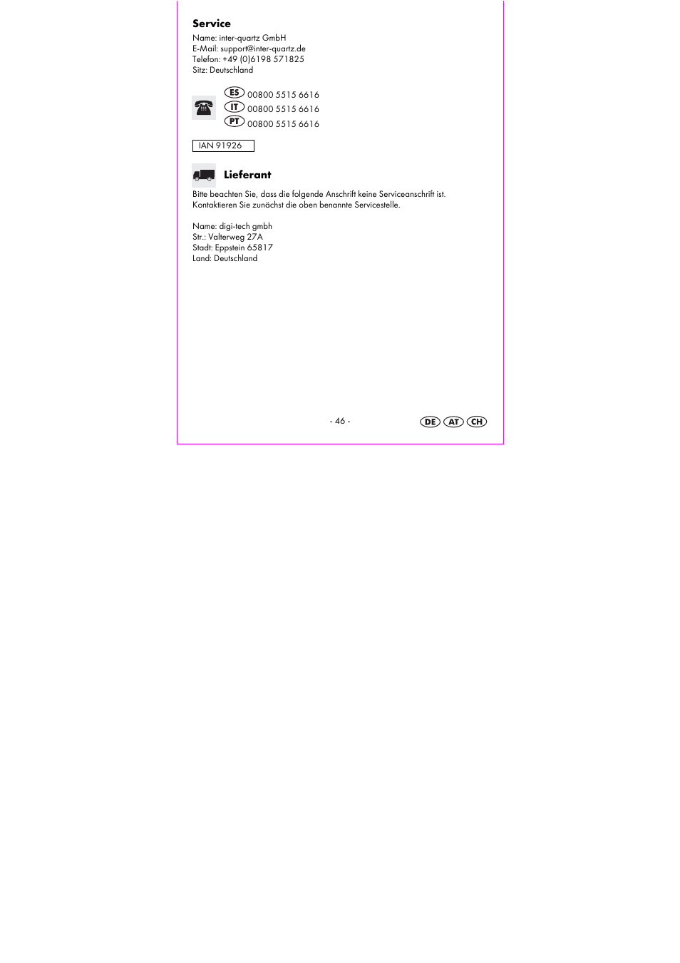 Auriol 2-LD3533-1 User Manual | Page 48 / 50
