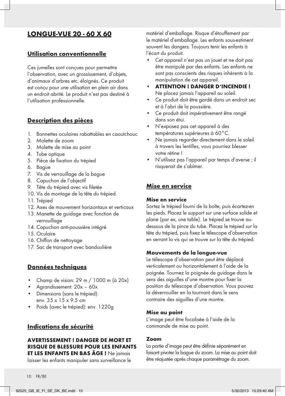 Auriol Z31261 User Manual | Page 10 / 15